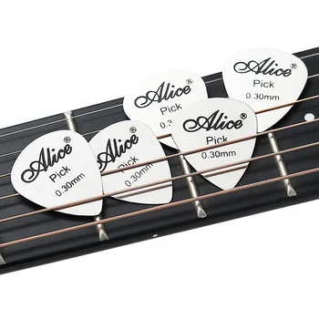1 бр Алиса неръждаема стомана медиатори акустична китара бас рок вземете трайни психически тънък невротрансмитер китара 0.3 мм