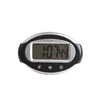 1БР Мини-Автомобилни Цифрови Часовници, Електронни Часовници Автоматични Електронни Часовници Дата на LCD Дигитален Дисплей