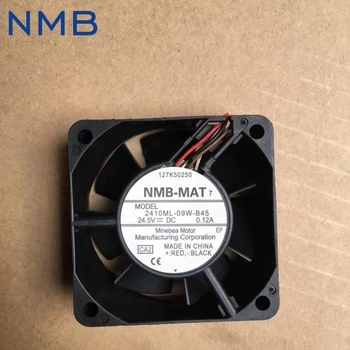 1бр 2410ML-09W-B45 6025 60 мм 60 * 60 * 25 мм 24,5 На 0,12 И честотен аксиален вентилатор за охлаждане на корпуса за NMB