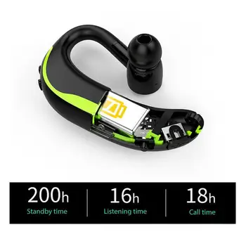 1бр f600 Безжична Bluetooth Hands-free Ухото на Куката Слушалки Спортен Бизнес-Слушалки