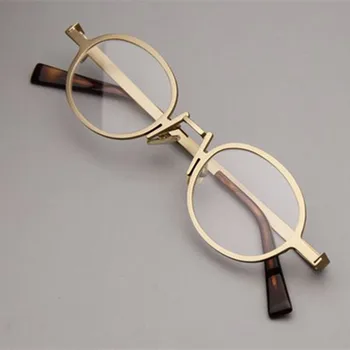 BETSION Реколта Овални Очила Дамски Очила За Четене Мъжки Рамки За Очила По Рецепта на Пресбиопия