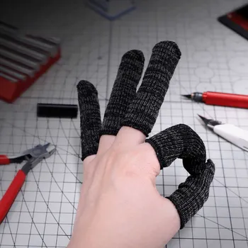 DSPIAE CF-01 ръкавици, устойчиви на гумата, за защита на пръстите от порязвания за моделиране моделиране инструменти