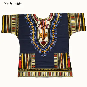 Mr Hunkle XXXL Дашики Рокля 100% Памук Африка Традиционните Принт Дашики Облекло за Мъже, Жени бърза доставка