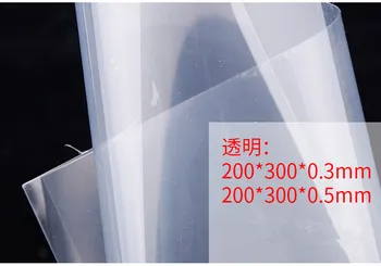 PVC 5 бр. лист PVC прозрачен лист САМ занаят материал пясък маса модели200*300 ммТолщина 0,3 0,5 мм
