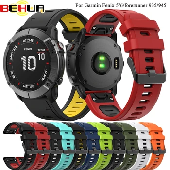 Взаимозаменяеми Каишка за Garmin Fenix 5 5 Plus 6 6 Pro GPS Smartwatch Каишка за Часовник с Удобна Засаждане Быстросъемный Гривна за Часа Correa