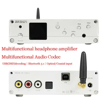 Многофункционален Аудио Декодер ES9038Q2M Bluetooth 5,0 Декодер, Без да загуби Поддържа DSD512 USB Декодиране без загуба на Оптичен Коаксиален вход