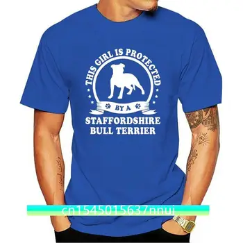 Нова тениска с изображение на стаффордширского бик, мъжки персонални памучен тениска размер S-3xl, Унисекс, Графичен Стил 2021, Пролетно тениска За Почивка