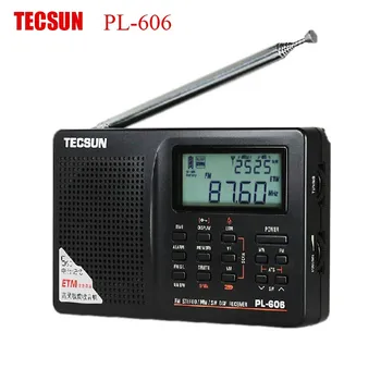Оригинален TECSUN PL-606 DSP Радио Стерео FM/MW/SW/LW Радио цифров полнодиапазонный FM Стерео Портативен Радиоприемник