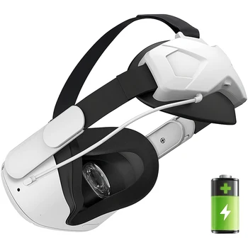 Преносимото Елитен Каишка Power Bank за Oculus Quest 2 VR Главоболие Каишка 5000 mah Бързо Зареждане на Батерия За Quest 2 и Аксесоари