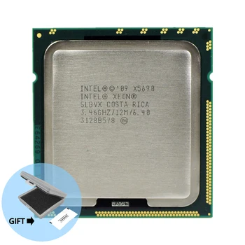 Процесор Intel Xeon X5690 LGA 1366 от 3.46 Ghz 6,4 RM/с 12 MB 6-ядрен процесор 1333 Mhz CPU SLBVX