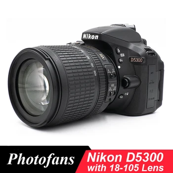 - Рефлексен фотоапарат Nikon D5300 комплекти с обективи на nikon 18-105 мм